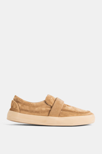 Mocassins Guarnello en cuir noisette