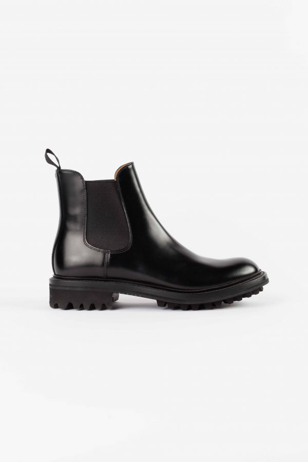 CHURCH'S GENIE boots in smooth black leather