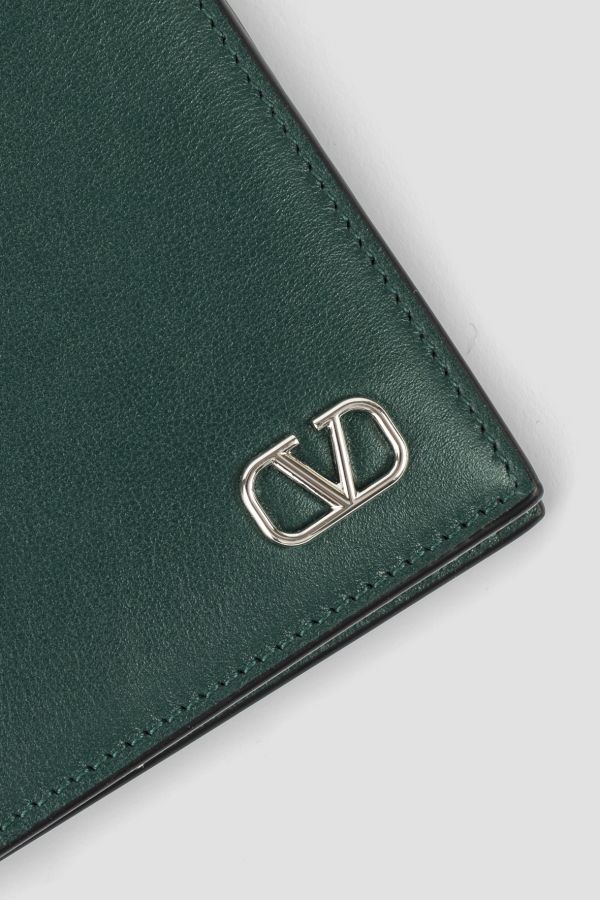 VALENTINO VLogo wallet in smooth leather