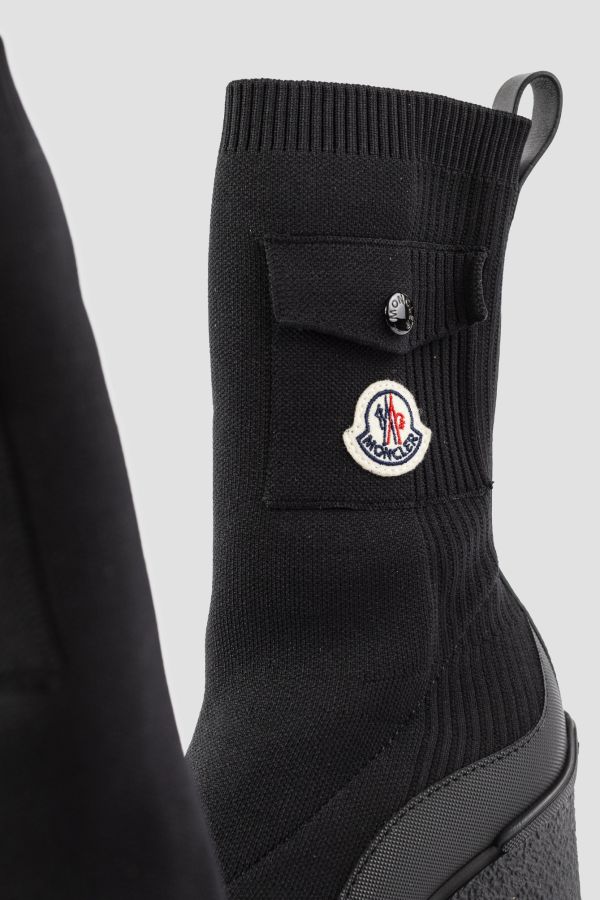 MONCLER Black ankle boots Splora Pocket