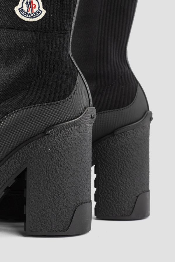 MONCLER Black ankle boots Splora Pocket
