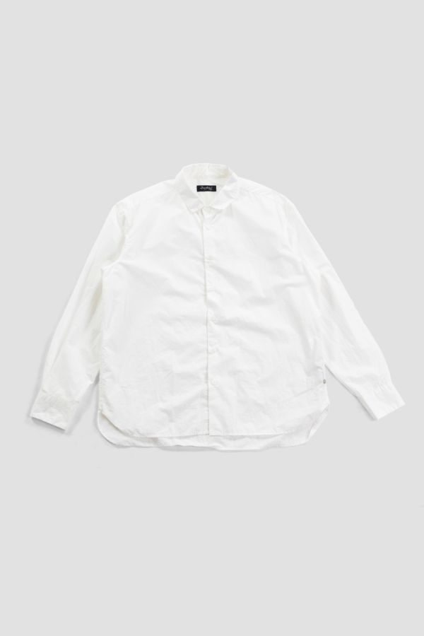 BERGFABEL Farmer white cotton shirt