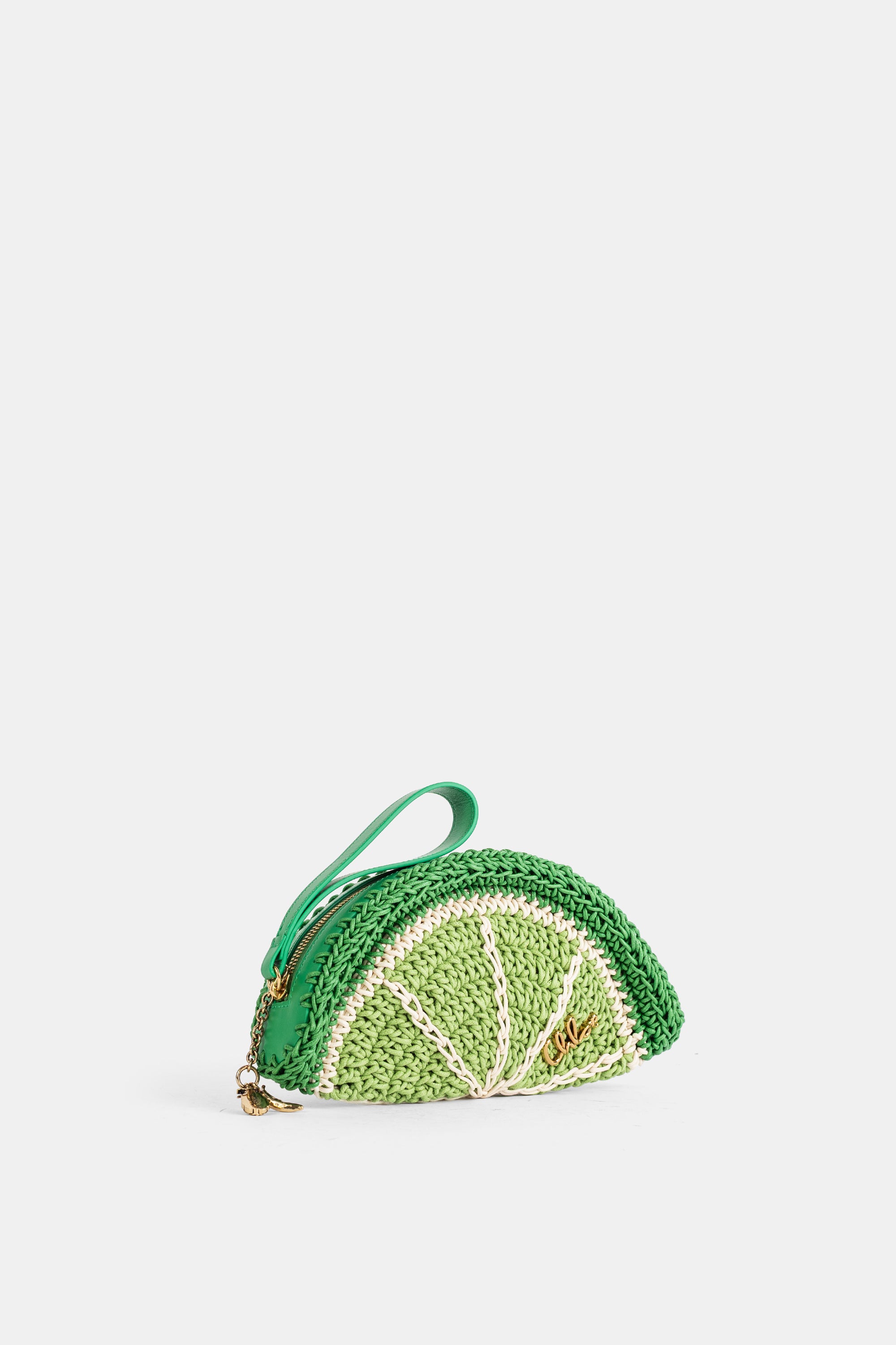 極美品✨コーチ カラーブロック トラベルバッグ ポーチ レザー ライムグリーン Chloé Tropicus クロシェ クラッチバッグ ライムグリーン | Actuel B