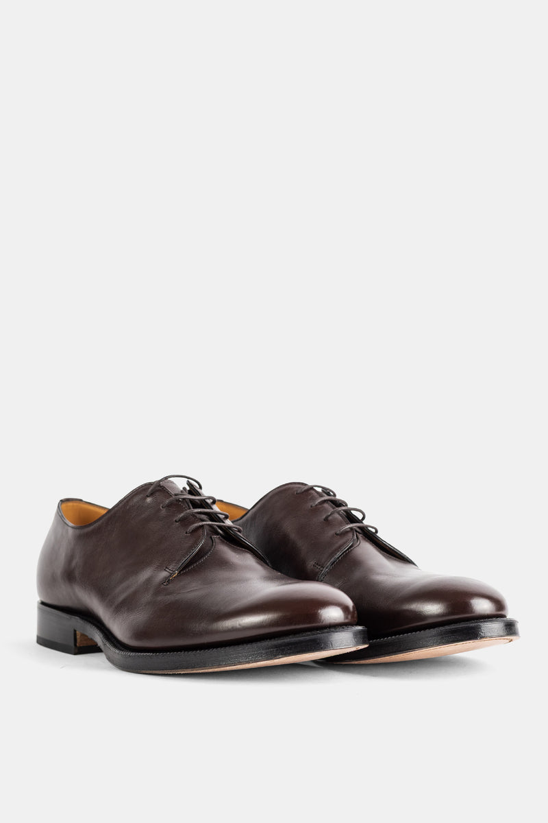 Derbies Southam en cuir de veau marron