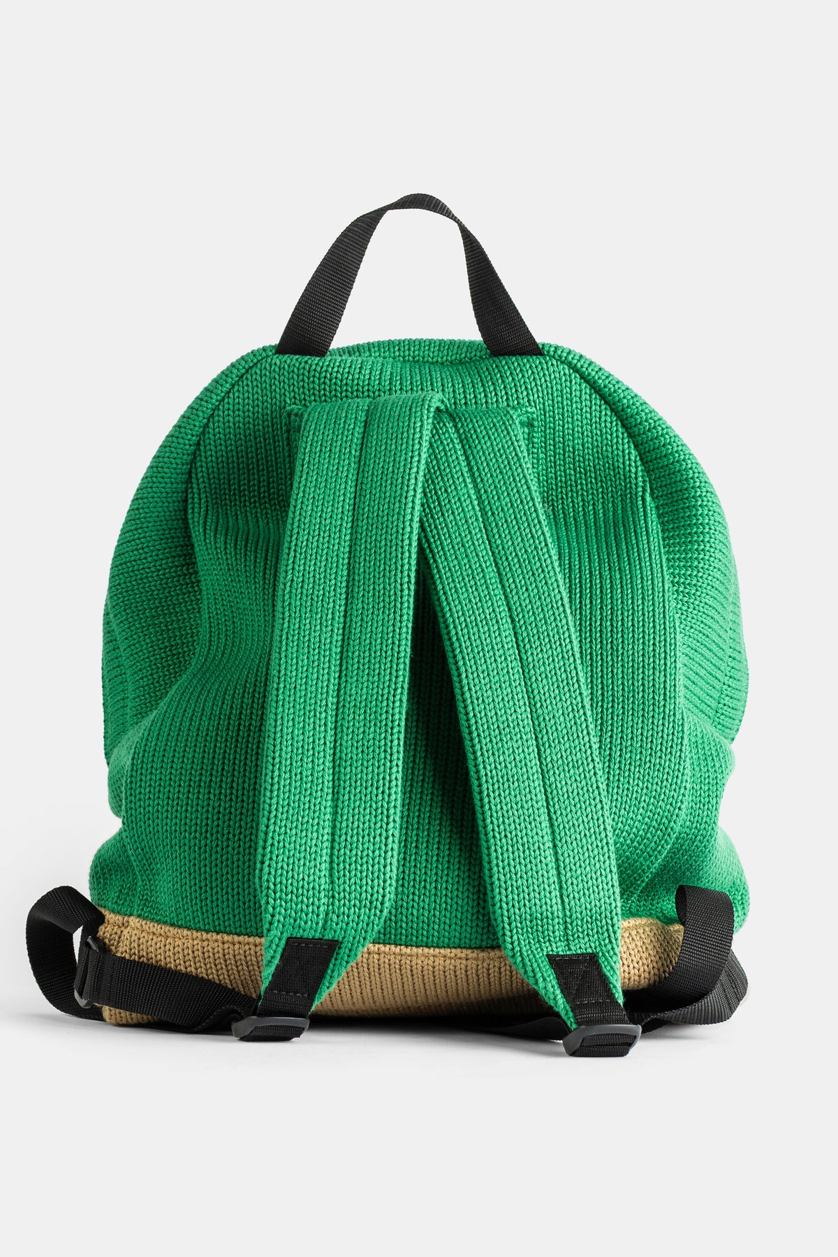 Sac à dos en maille verte à patchs losange Gim Context