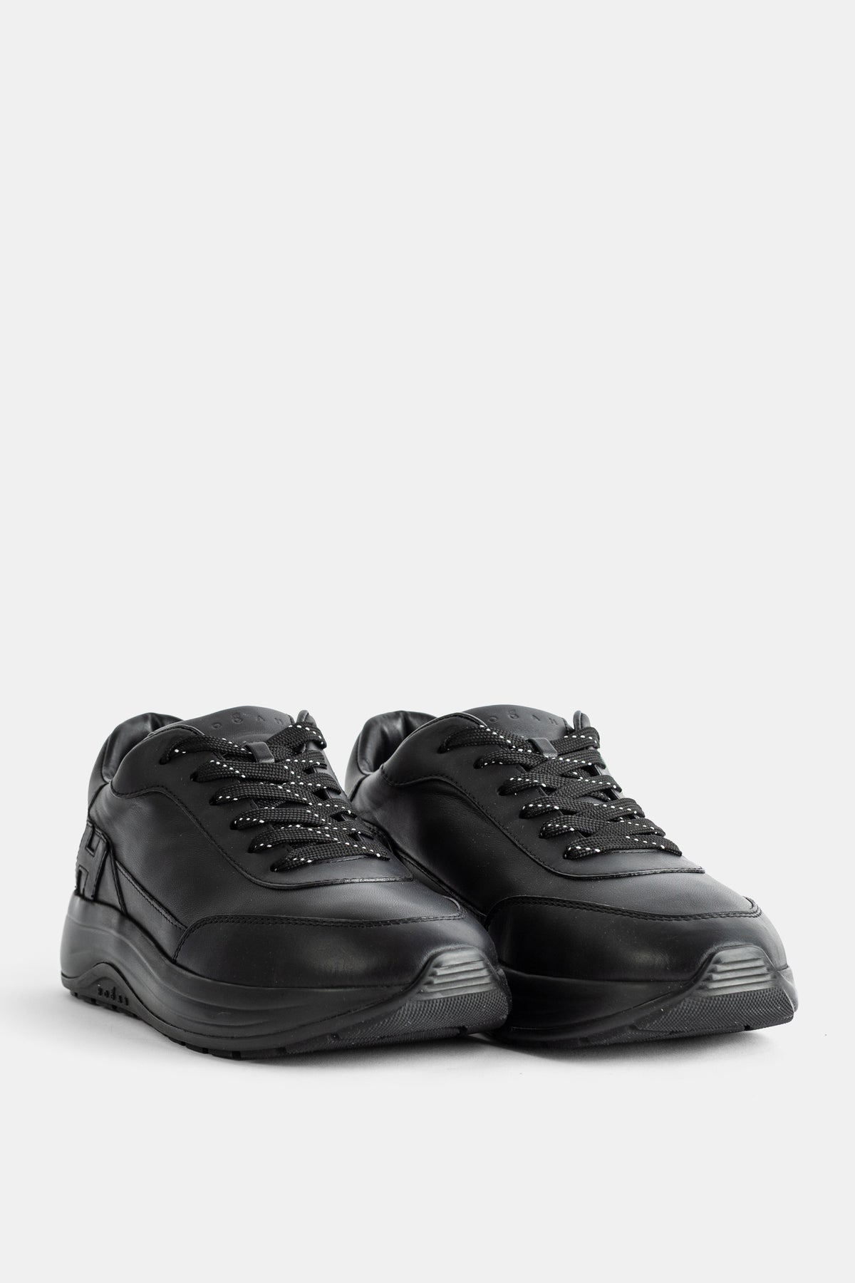 Sneakers Hi-Light en cuir nappa noir Hogan