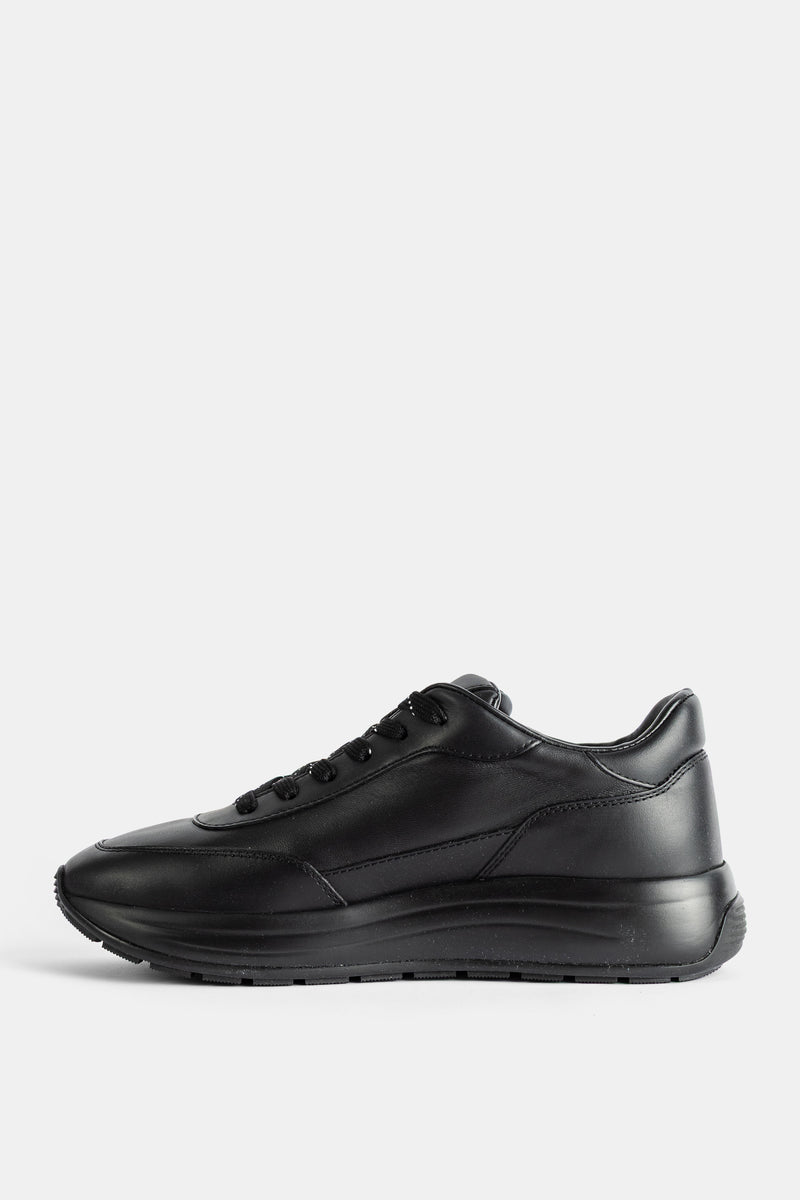 Sneakers Hi-Light en cuir nappa noir Hogan