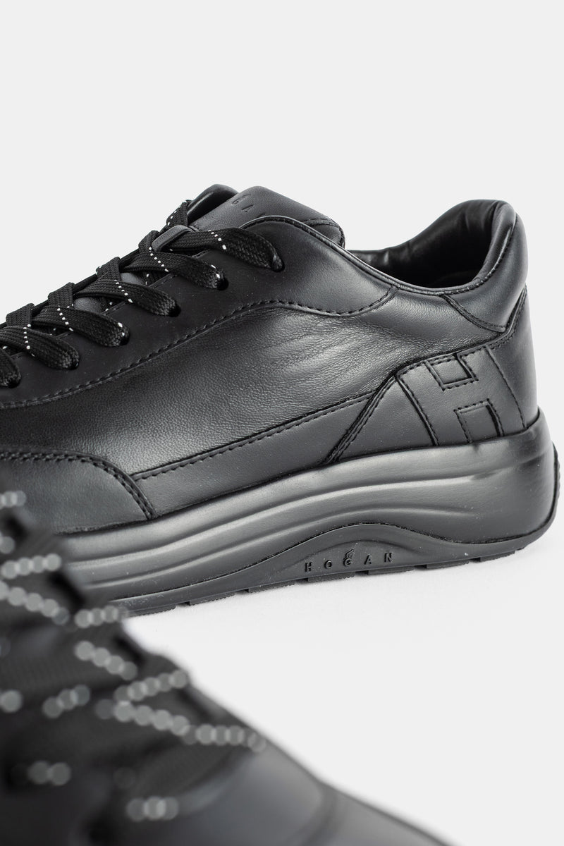 Sneakers Hi-Light en cuir nappa noir Hogan