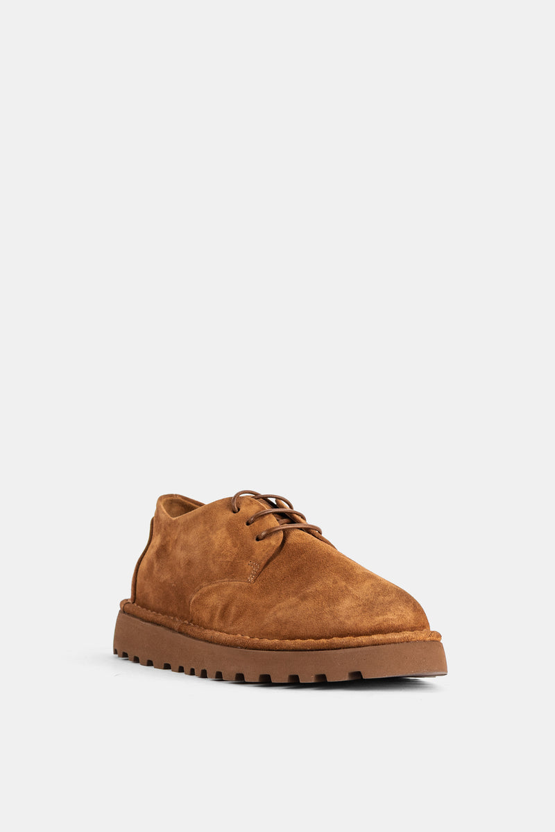 Derbies Sancrispa Alta Pomice en cuir cognac