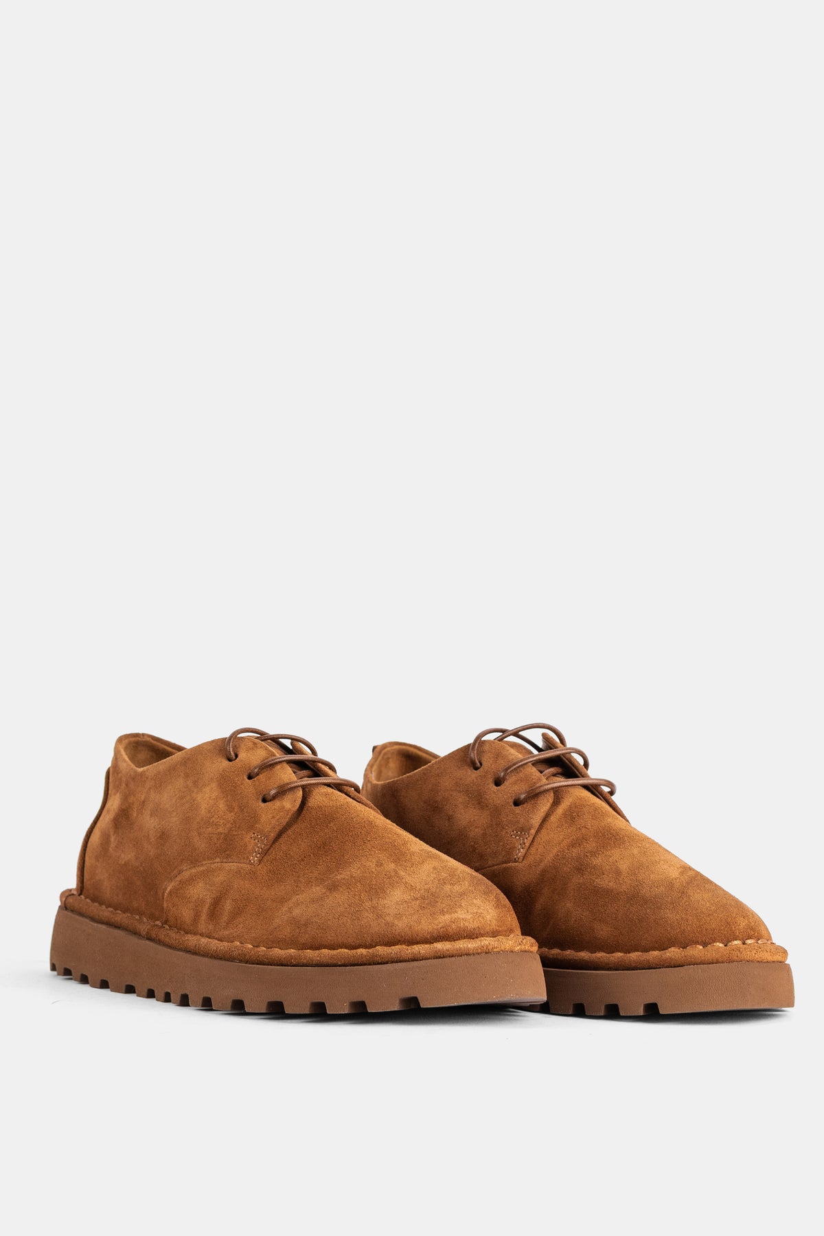 Derbies Sancrispa Alta Pomice en cuir cognac