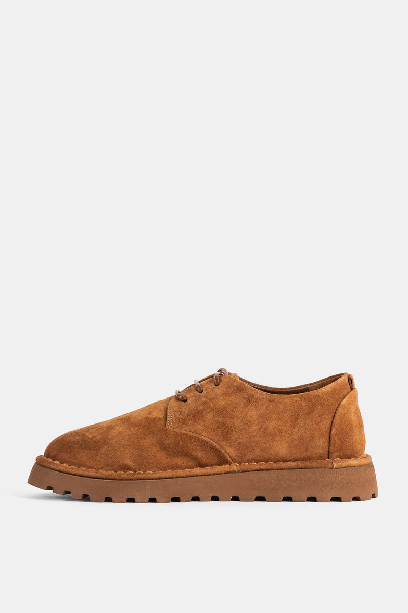 Derbies Sancrispa Alta Pomice en cuir cognac