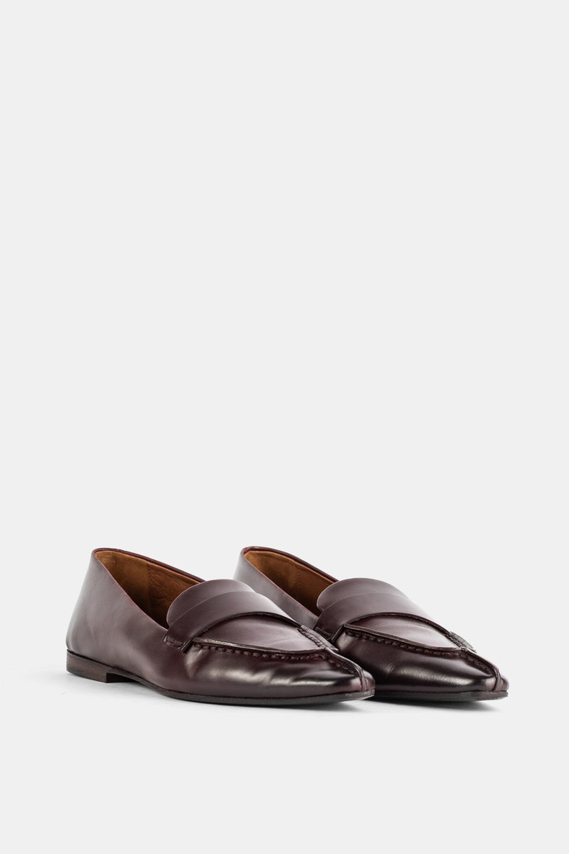 Mocassins Colma en cuir marron