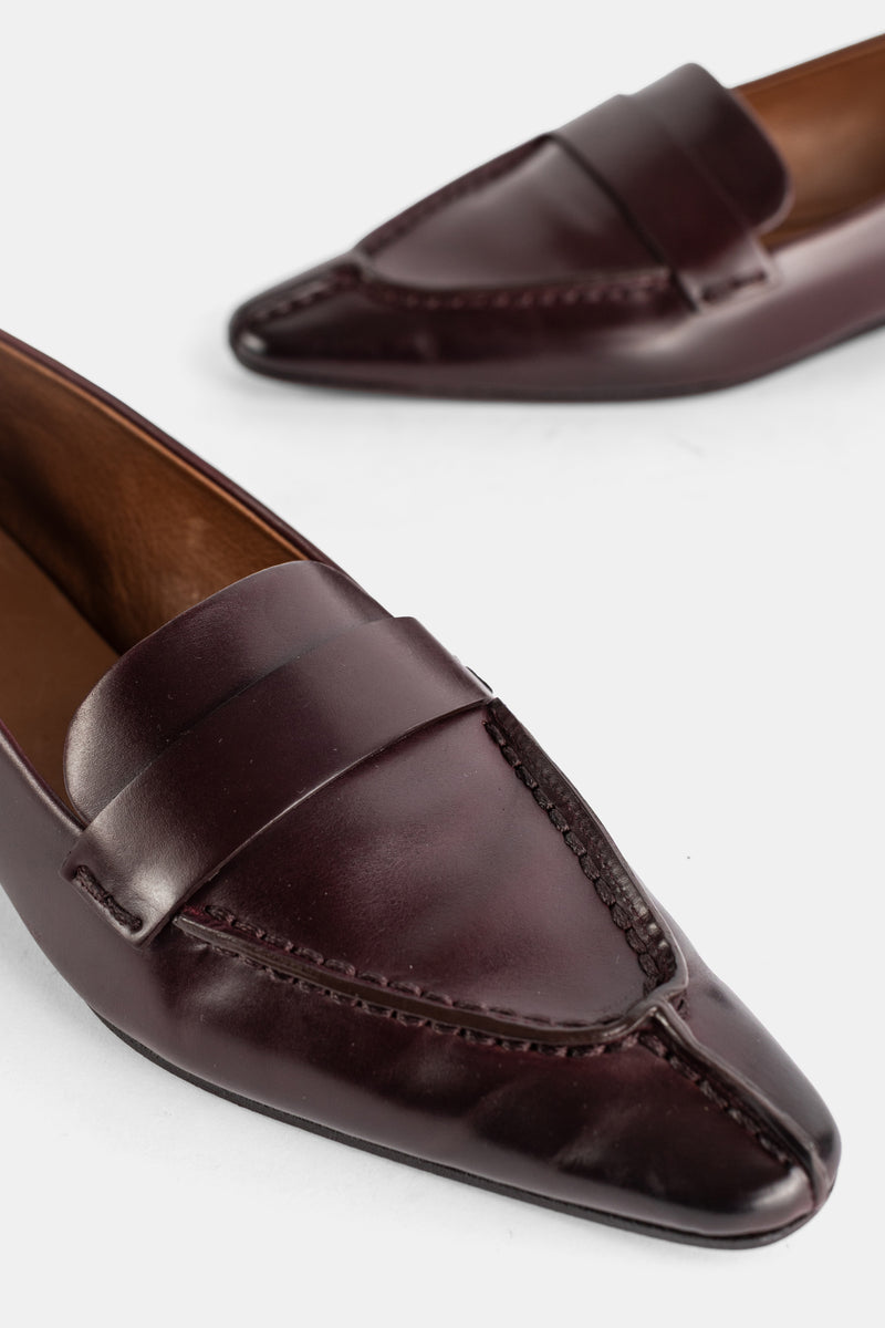 Mocassins Colma en cuir marron