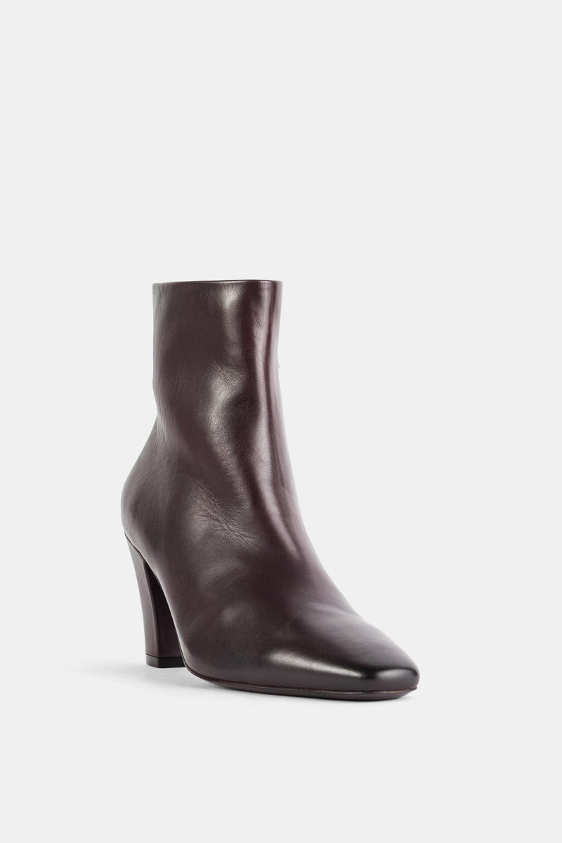 Bottines Figura en cuir marron