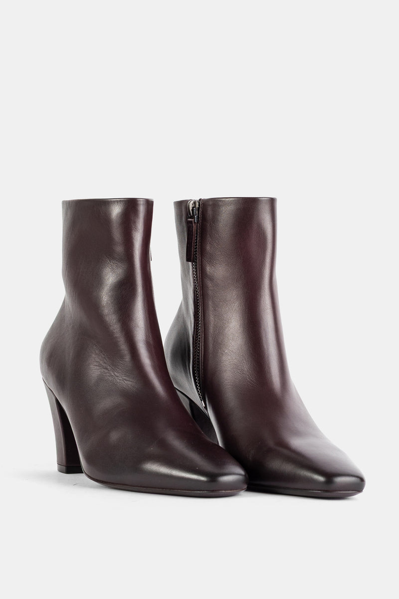 Bottines Figura en cuir marron
