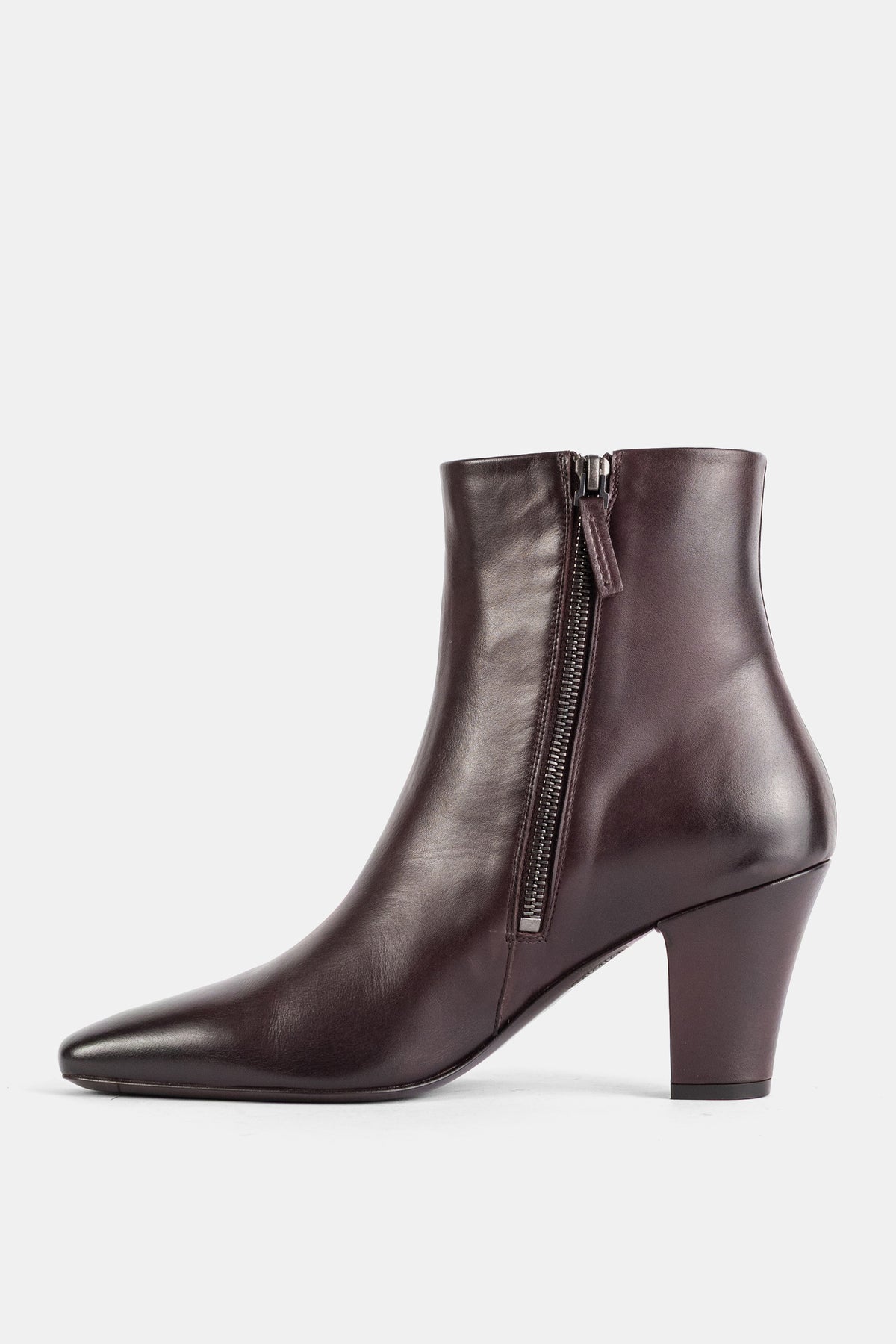 Bottines Figura en cuir marron