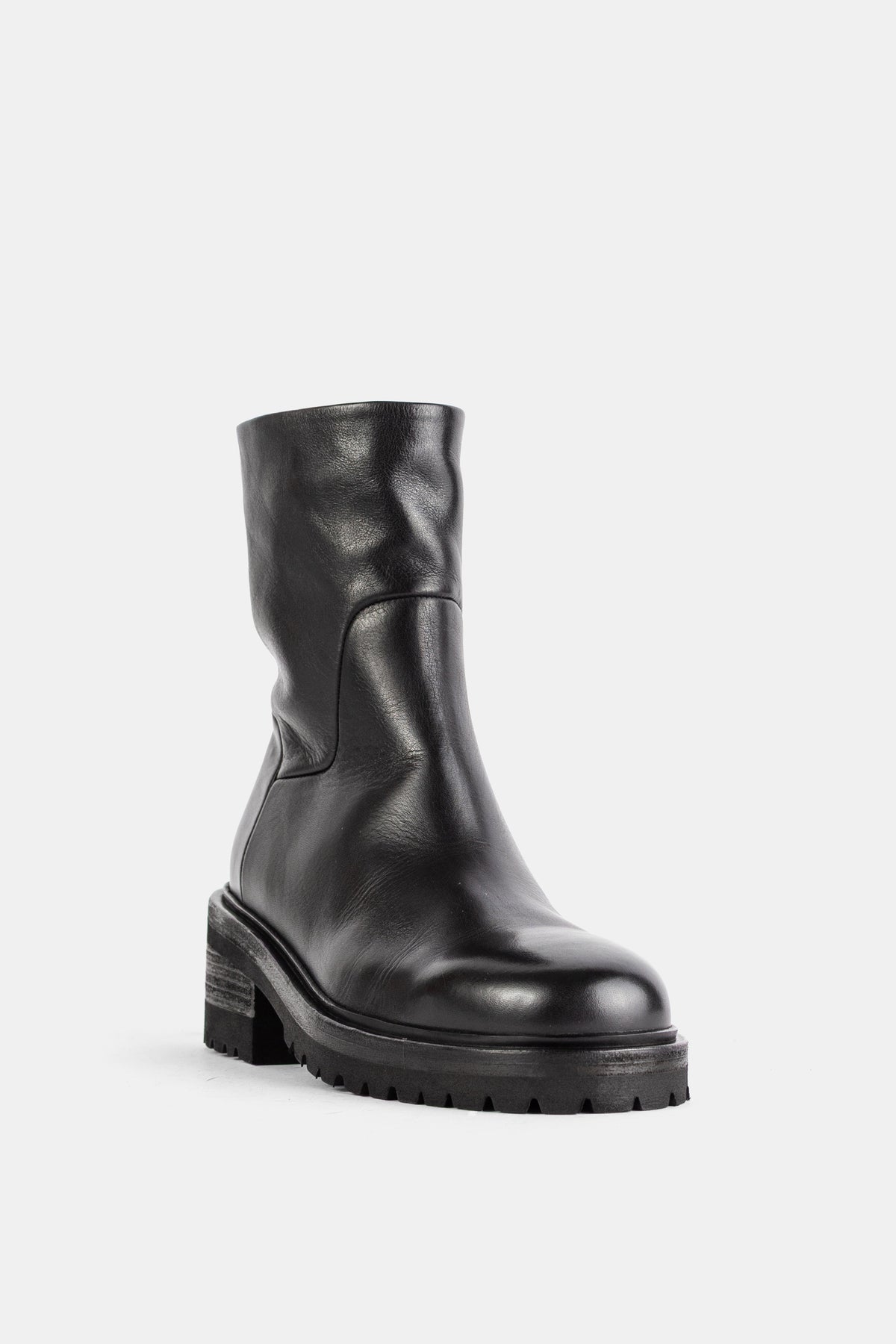 Bottines Gnocco en cuir noir