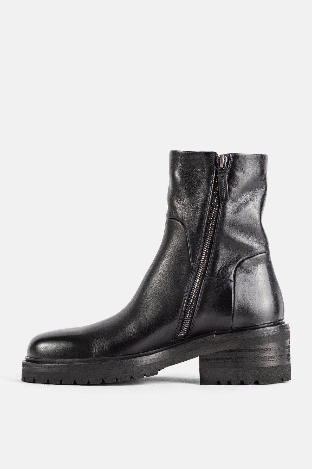 Bottines Gnocco en cuir noir