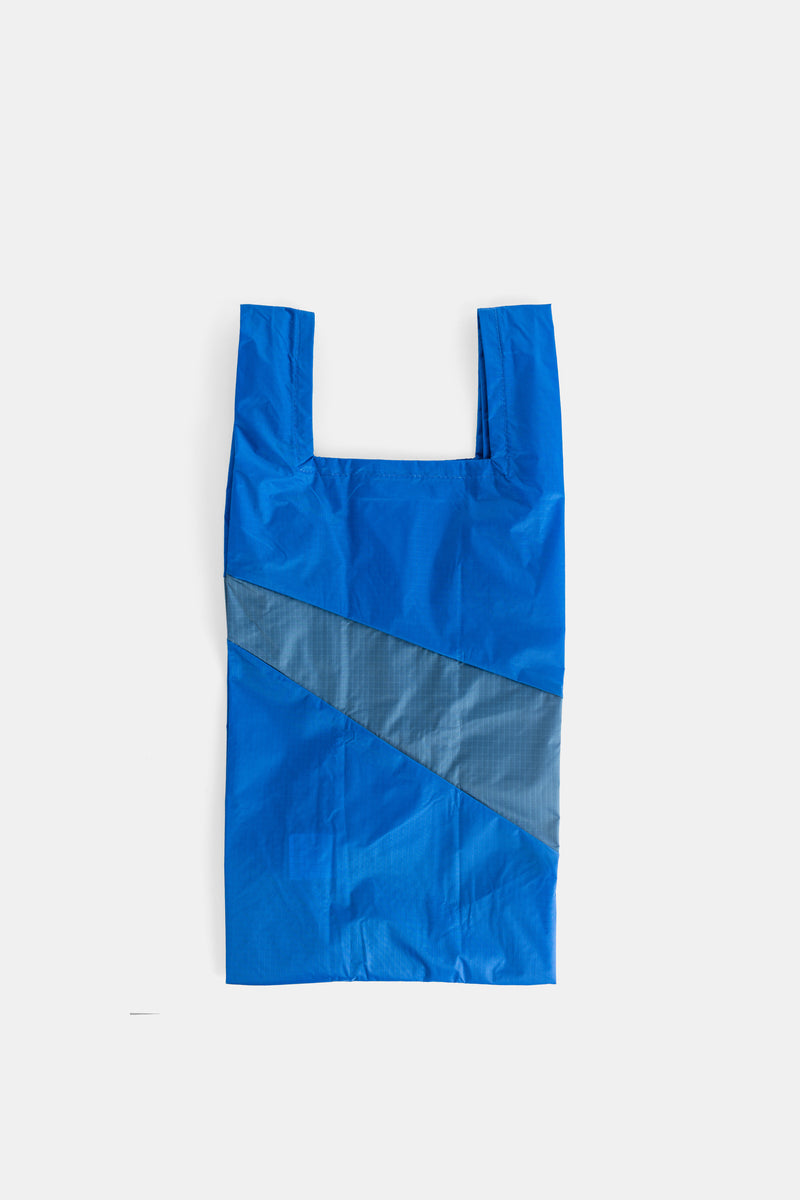 Cabas The New Shopping Bag M bleu et bleu pétrole Susan Bijl