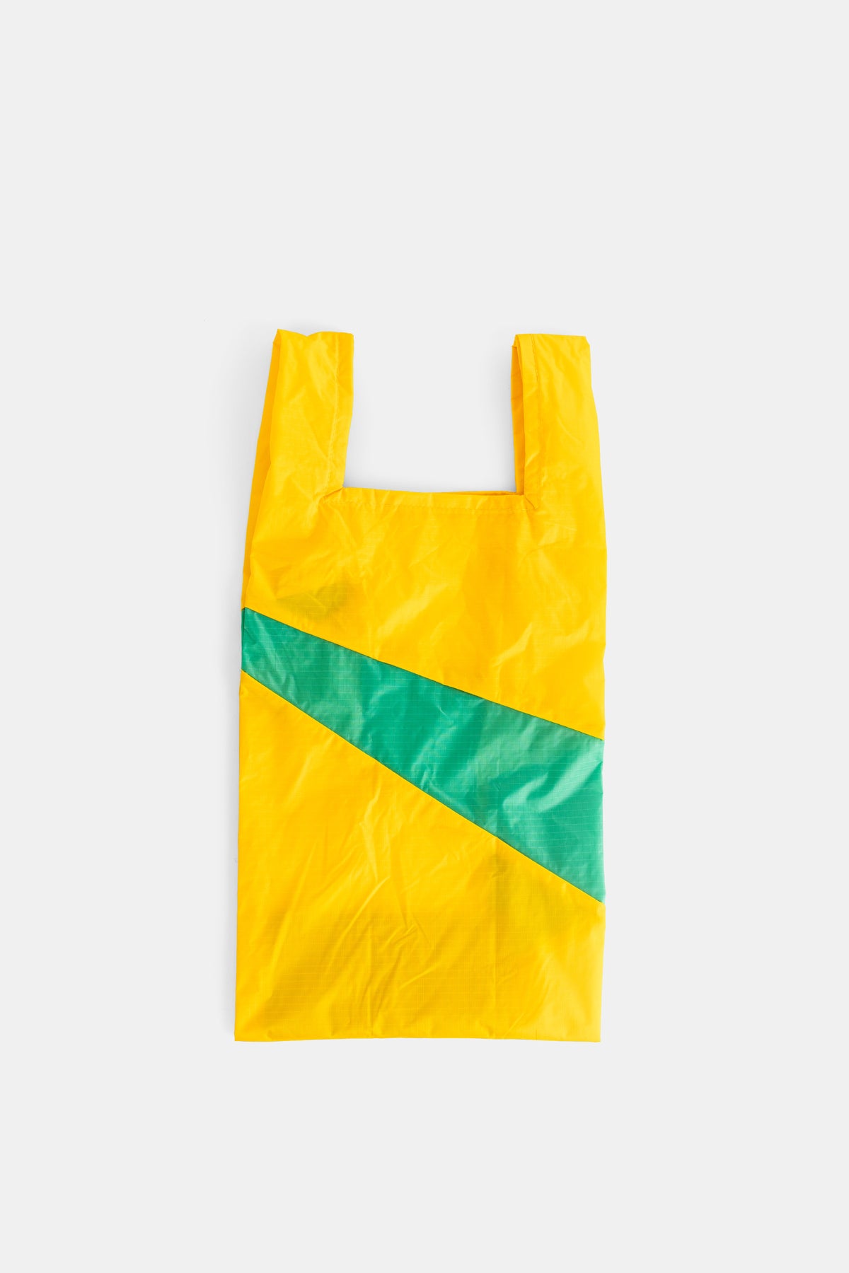 Cabas The New Shopping Bag M jaune tournesol et vert Susan Bijl