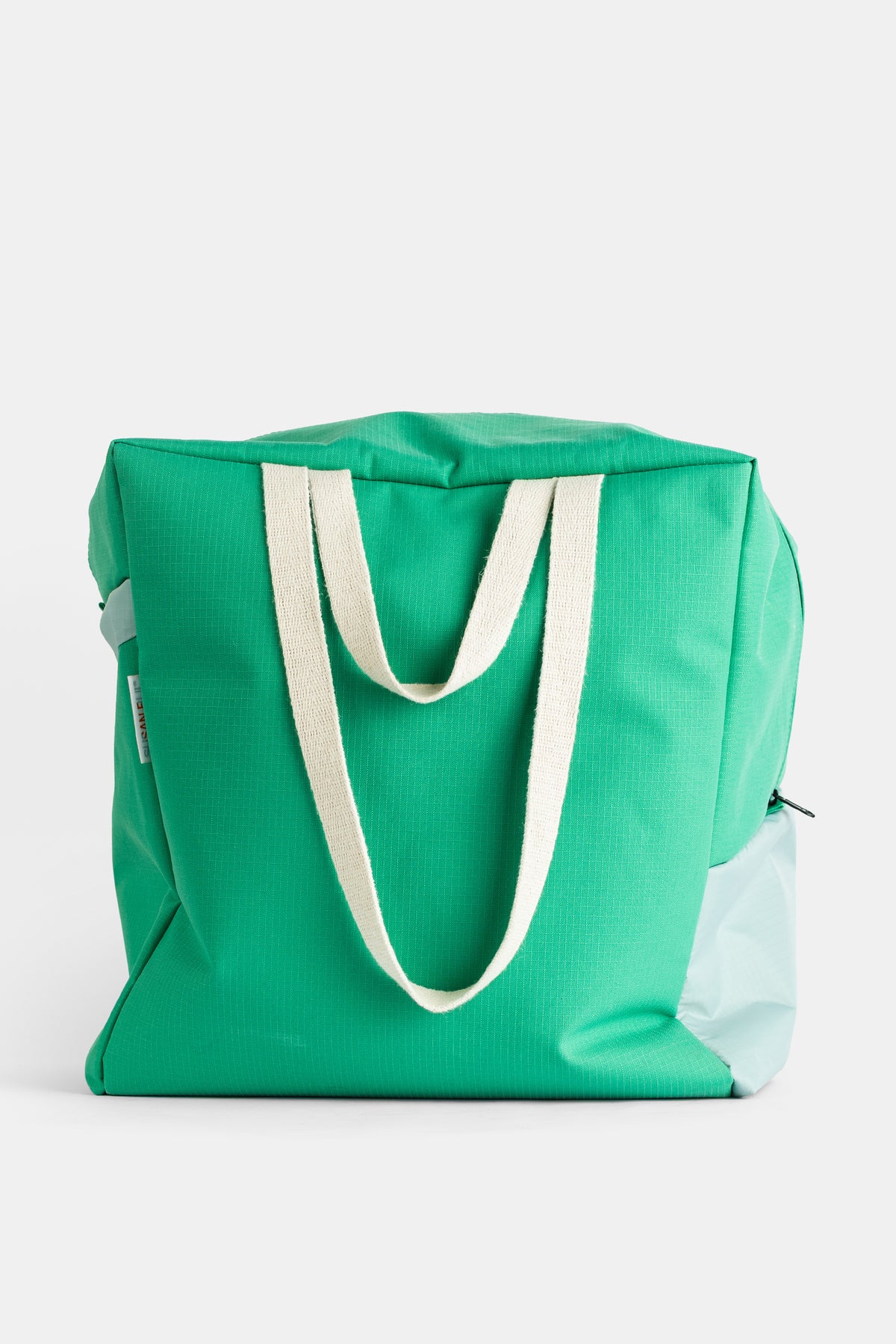 Cabas The New Tote Bag L vert et vert d'eau Susan Bijl
