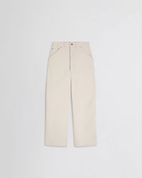 Crème katoenen utility jeans - FR 34