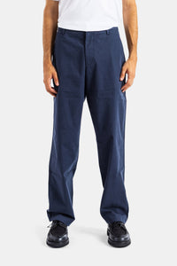 Navy blue straight-leg Chino Tech Pant - S