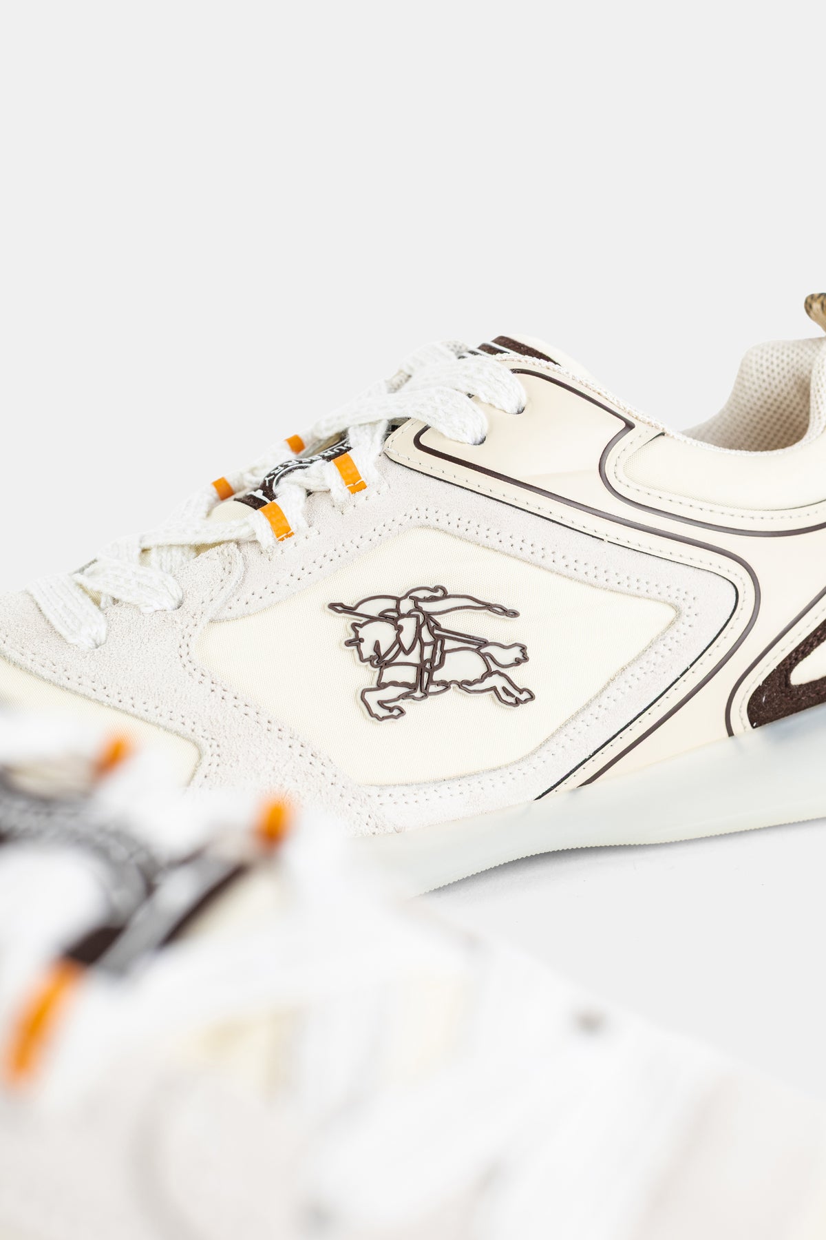 Matrix Sport Low Sneaker Suede Nylon Ceramic White