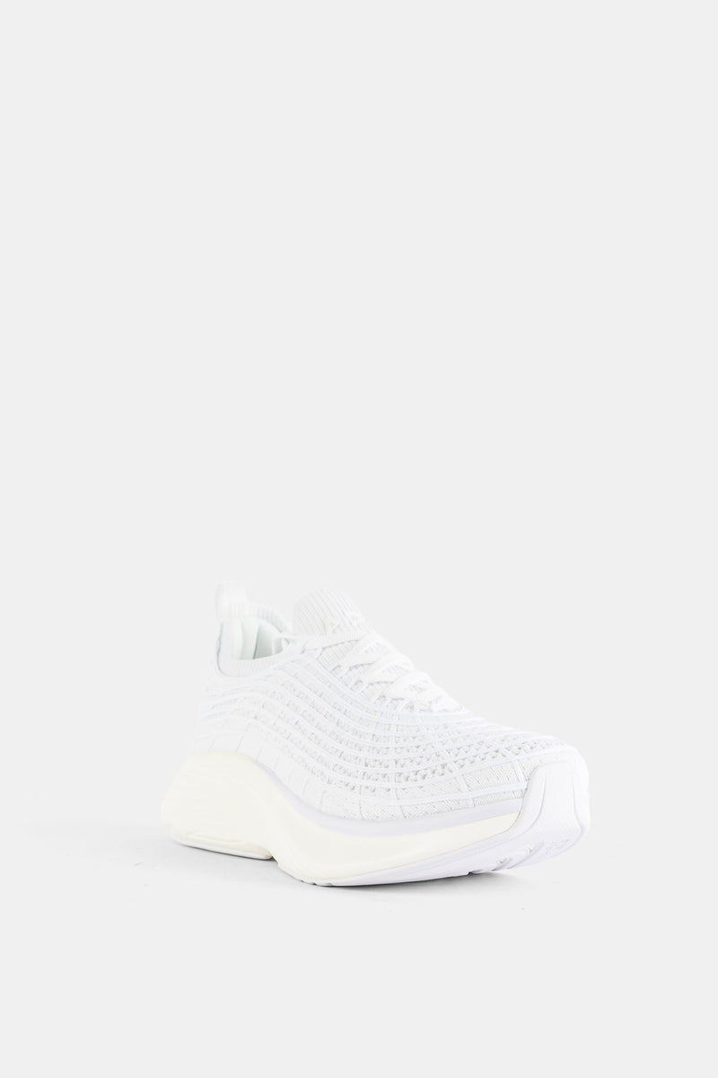 Sneaker running TechLoom Zipline total white ivoire