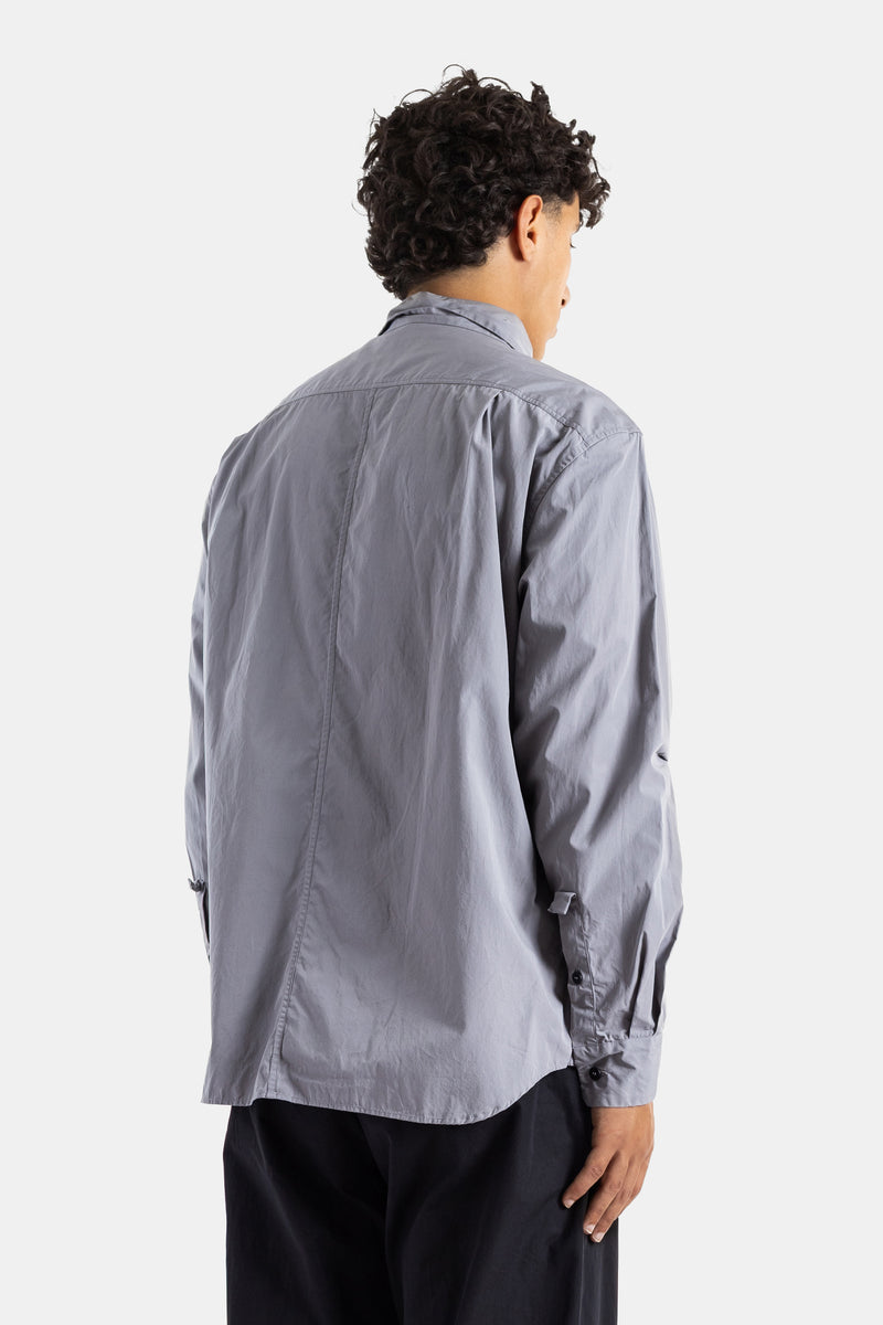 Mist Grey Washed Cotton Shirt