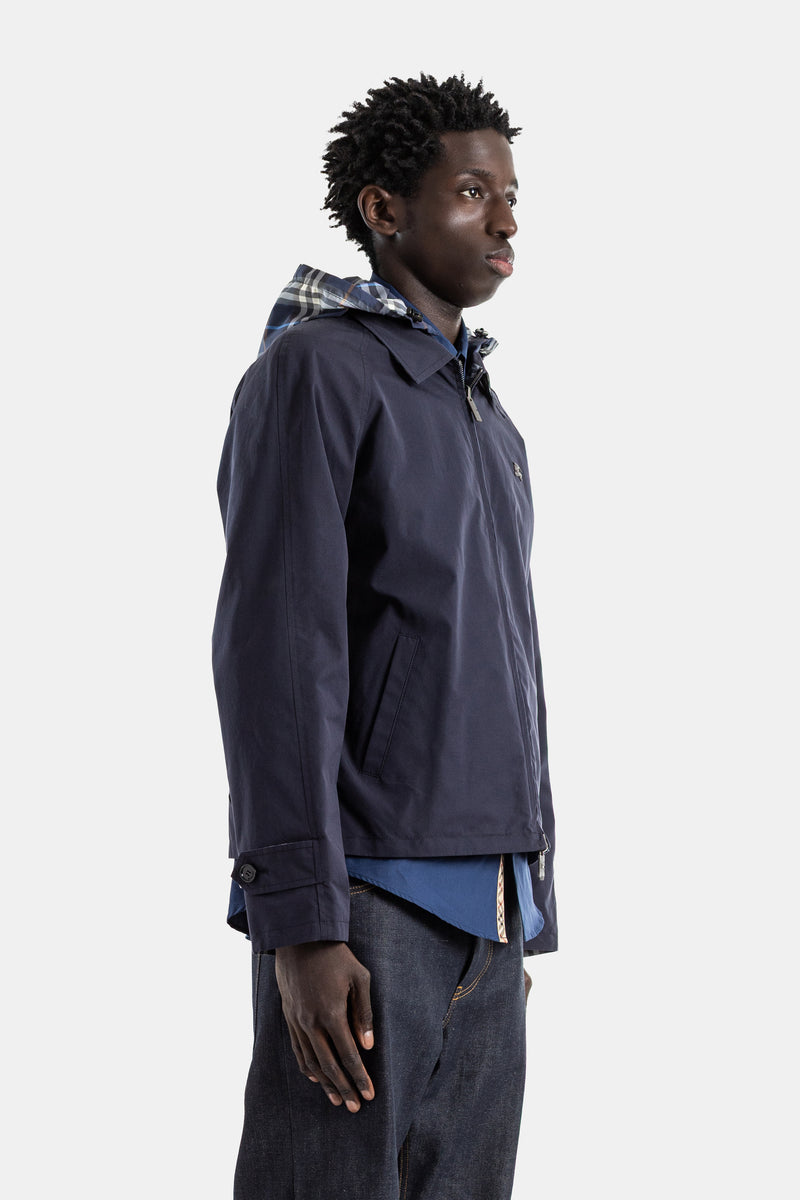 Veste réversible check coton twill navy Hodson