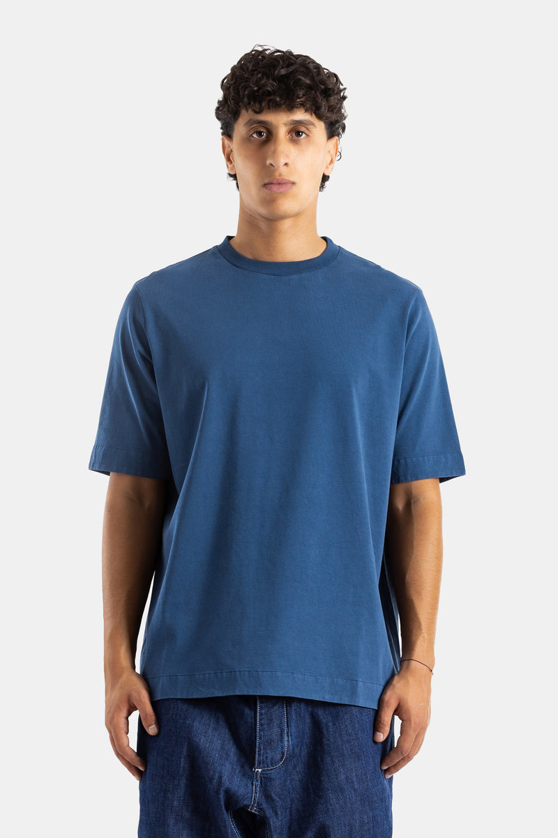 T-Shirt Felix en Jersey Épais Bleu