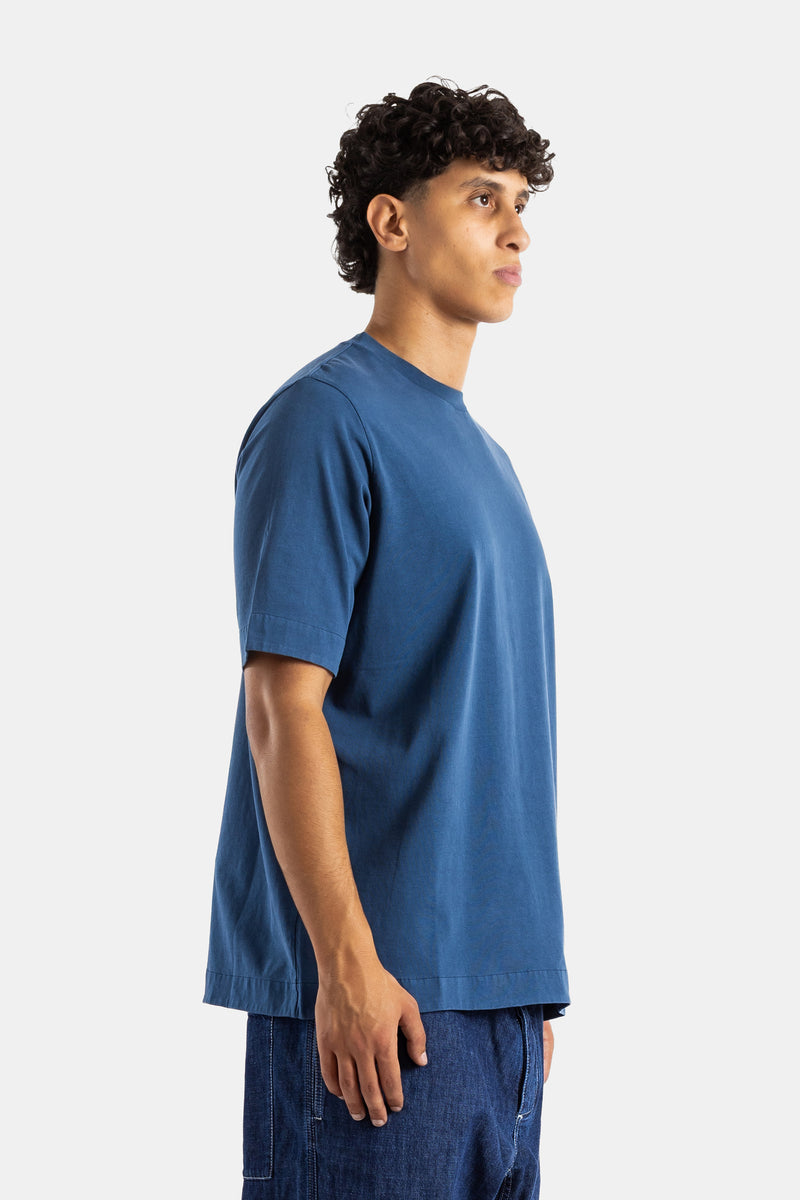 T-Shirt Felix en Jersey Épais Bleu