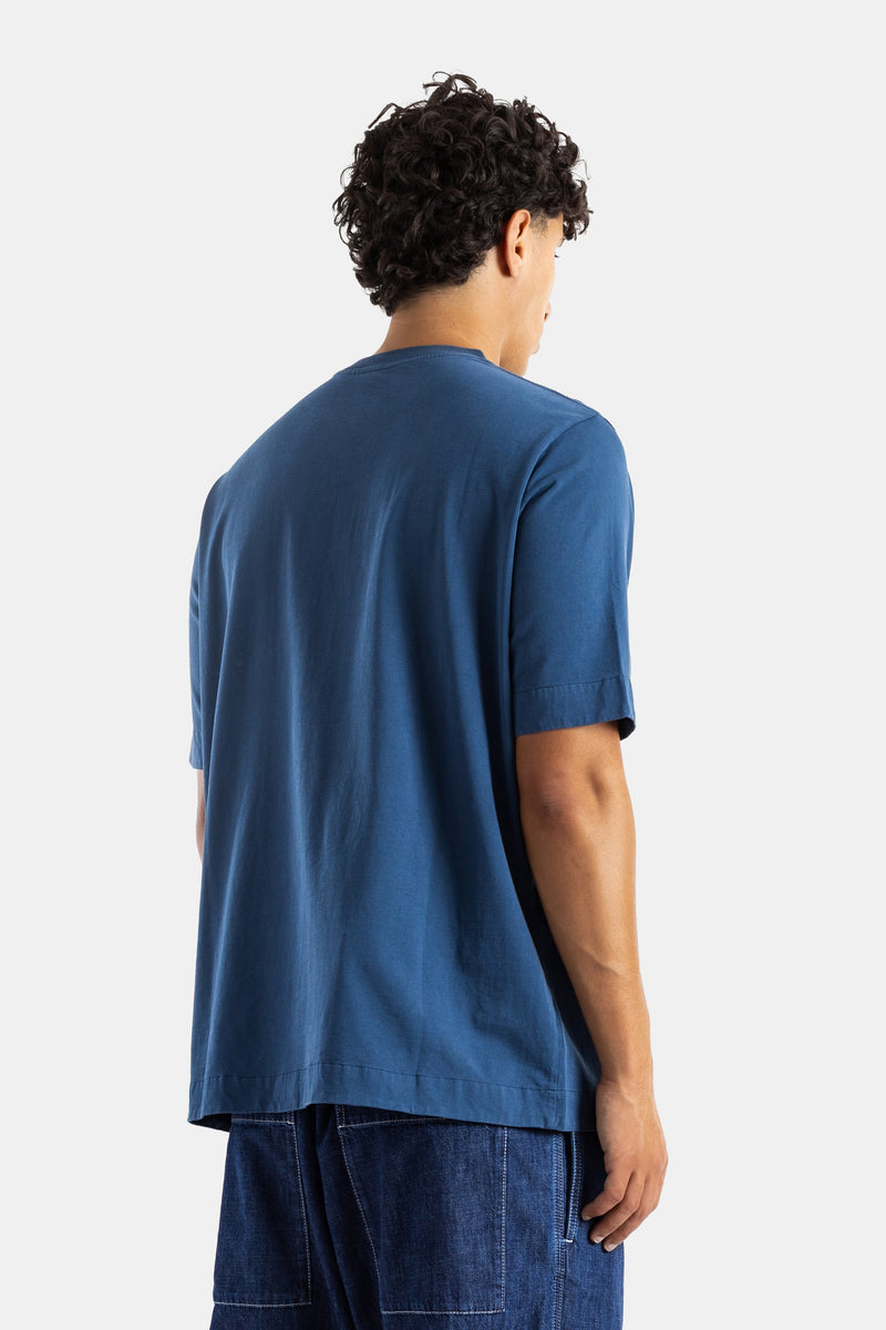 T-Shirt Felix en Jersey Épais Bleu