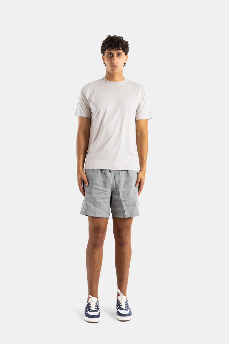 Pima Cotton Crew Neck T-Shirt Foam White