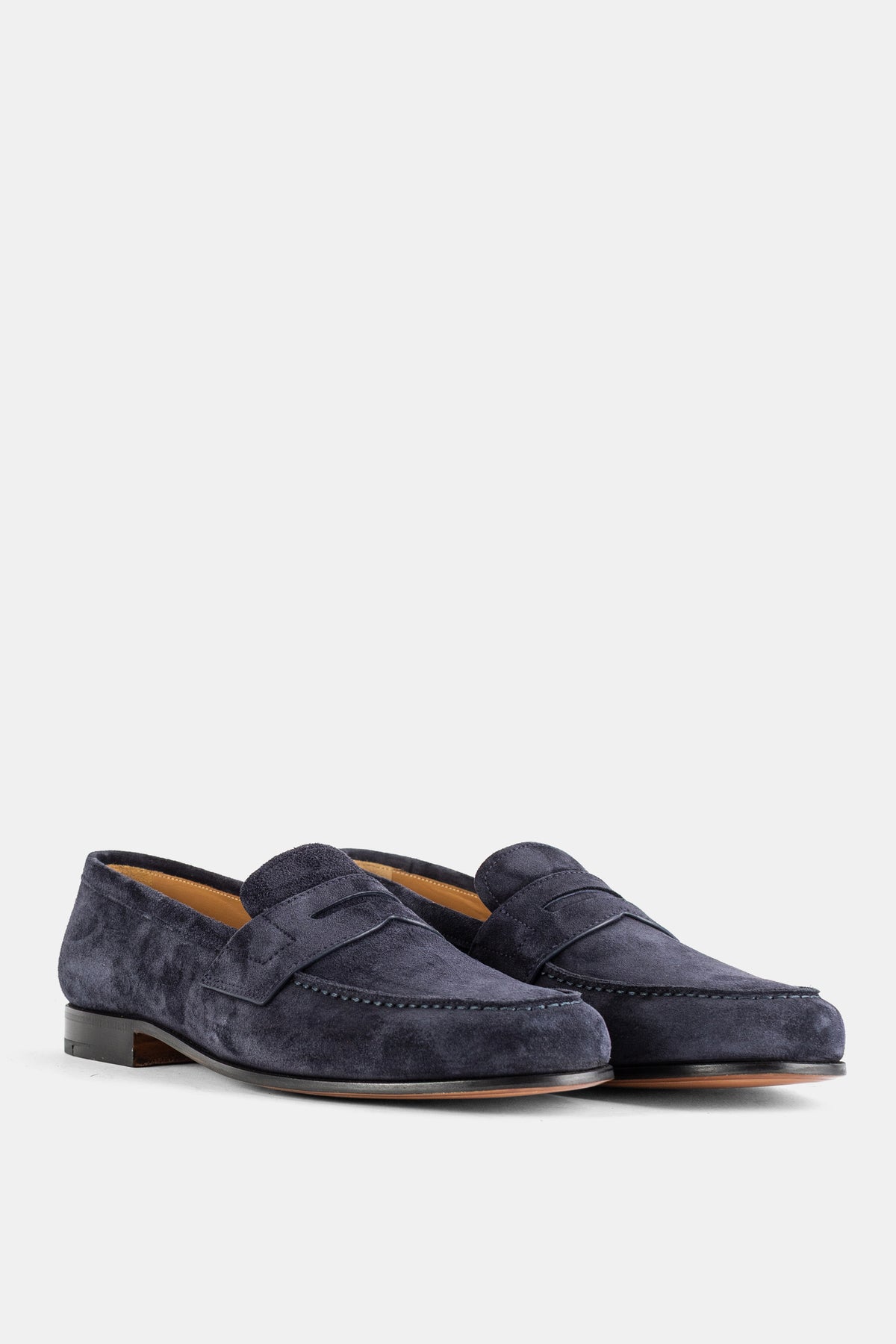 Heswall 2 Suede Penny Loafer Navy Blue