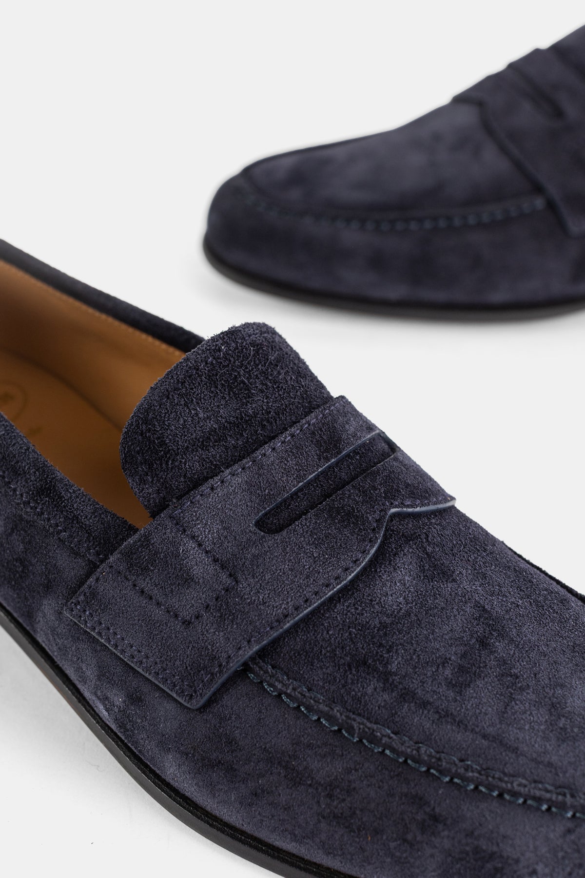 Heswall 2 Suede Penny Loafer Navy Blue