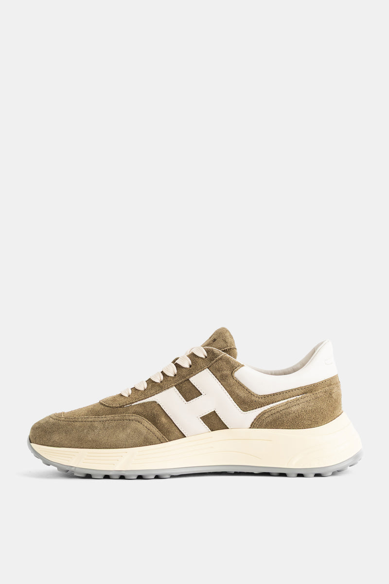 Sneaker H563 Hyperlight en Daim Kaki