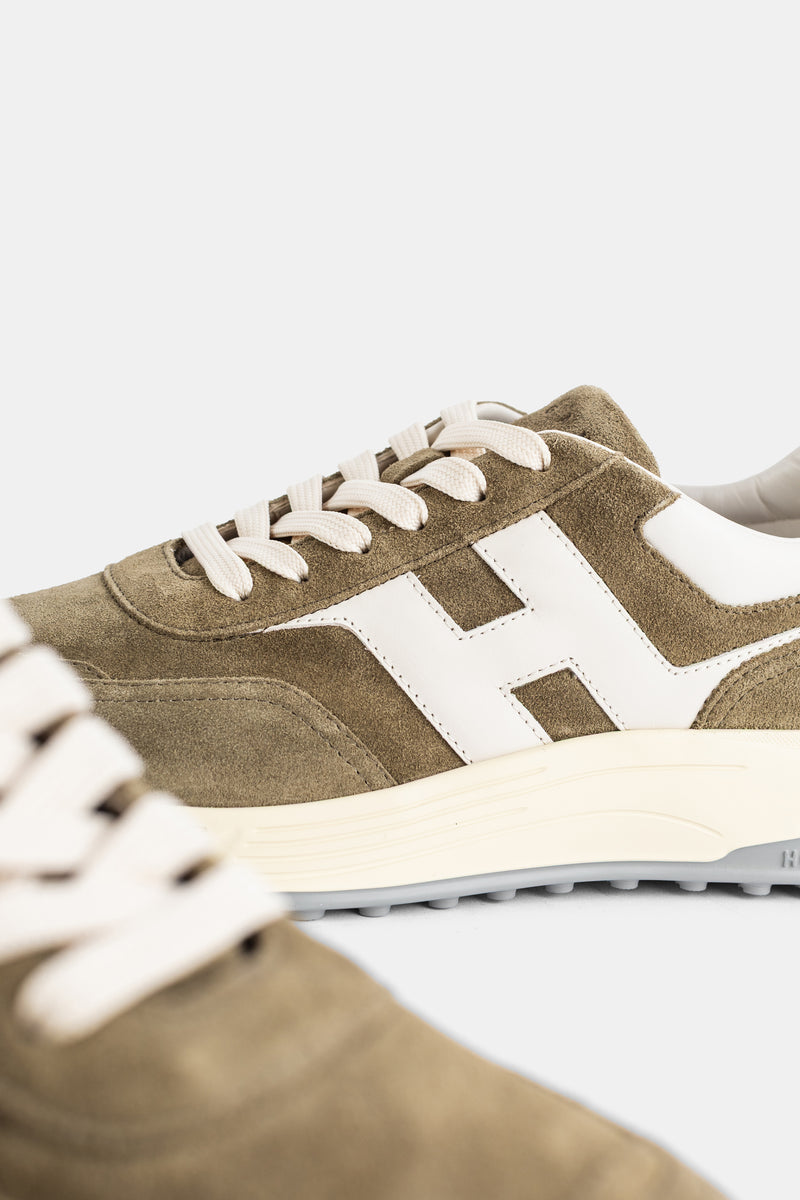 Sneaker H563 Hyperlight en Daim Kaki