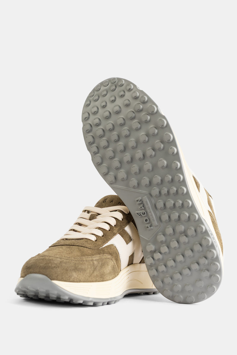 Sneaker H563 Hyperlight en Daim Kaki