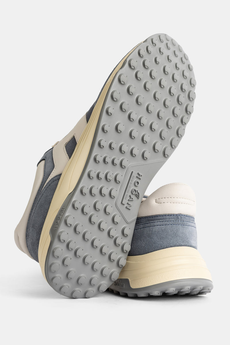 Sneaker H563 Hyperlight en Daim Bleu Gris