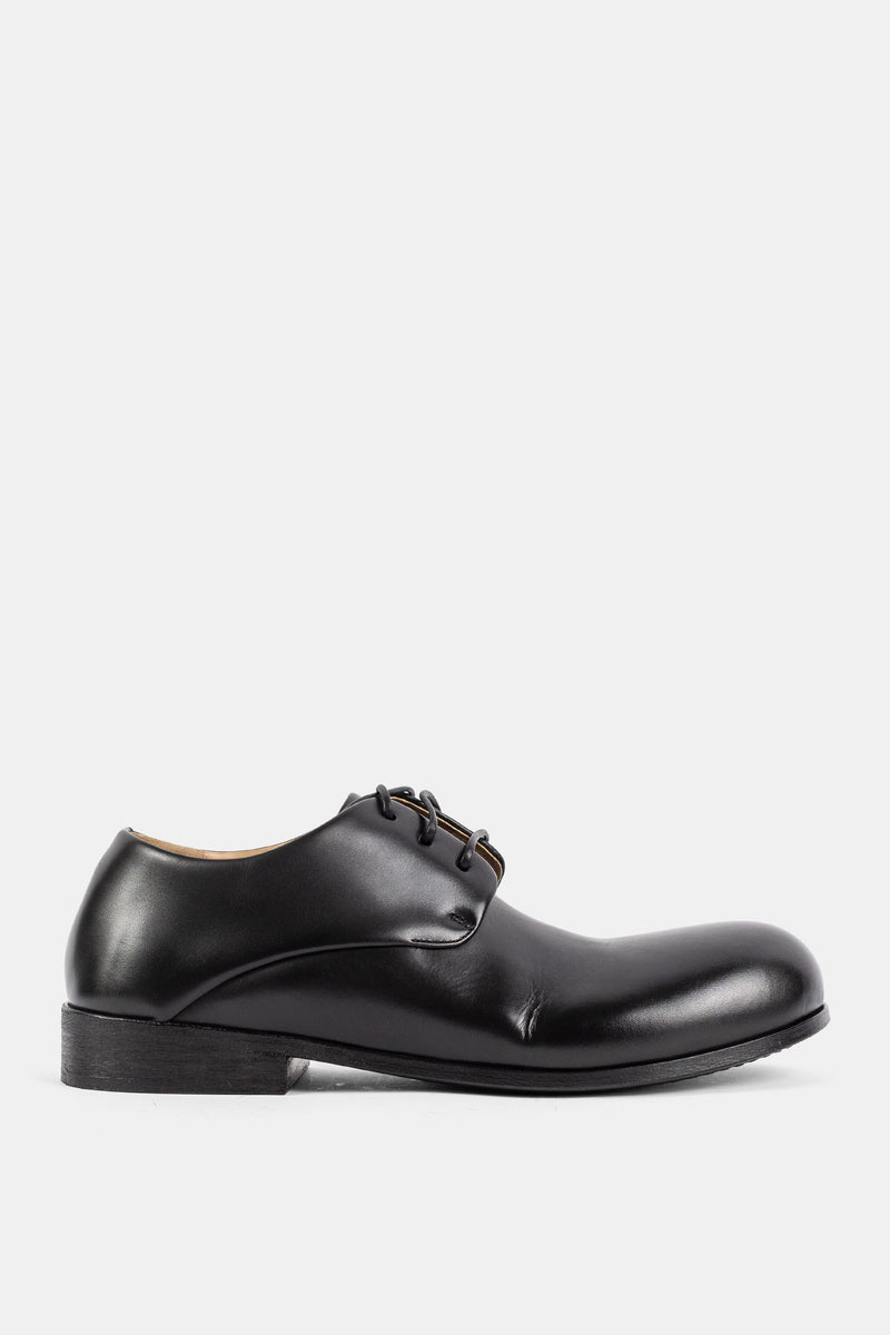 Derby Capozucca en Cuir Lisse Noir