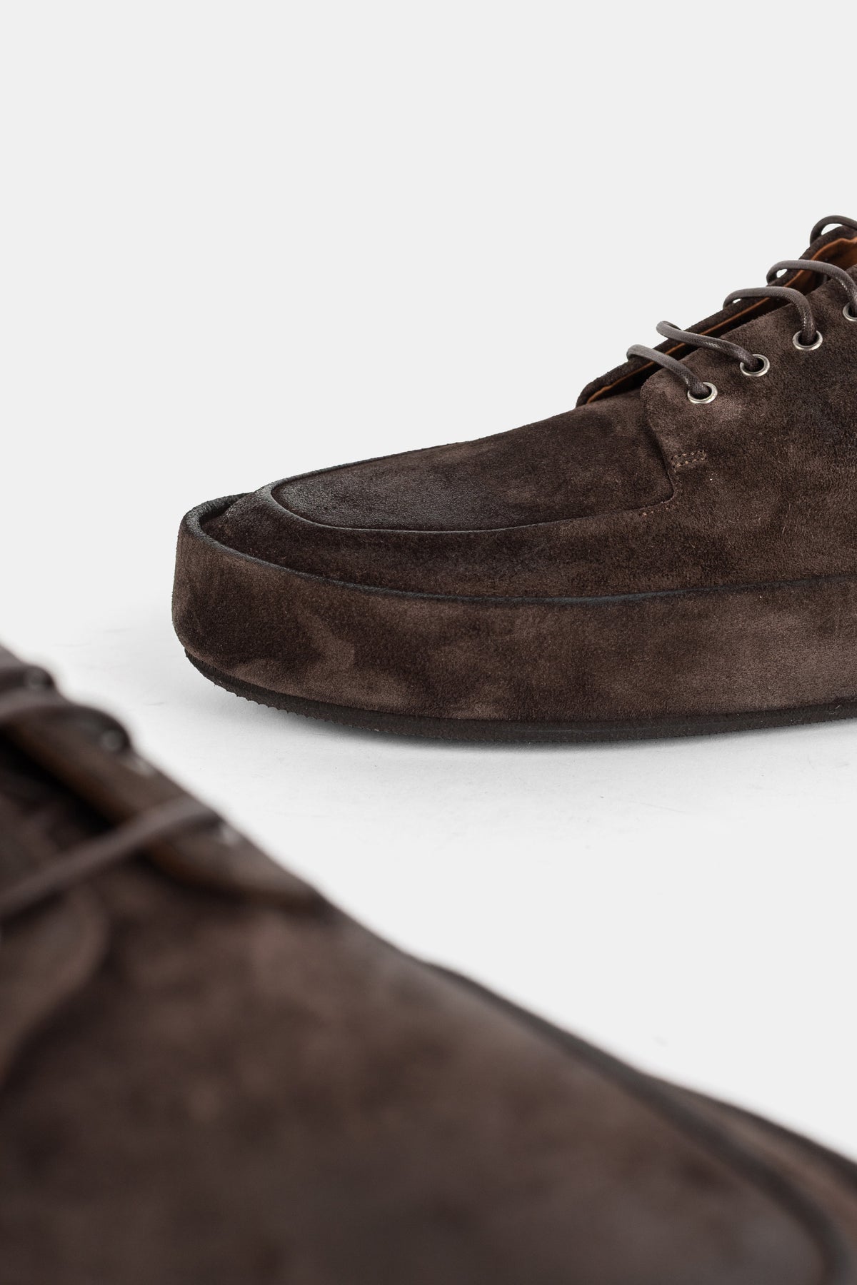 Derbies Cassapelle en suède marron