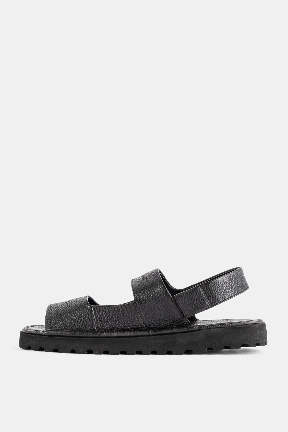 Sanpomice Grained Leather Sandals