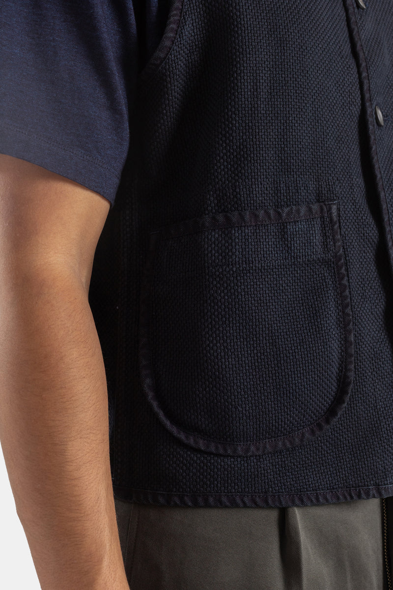 Sashiko Overdyed Vest