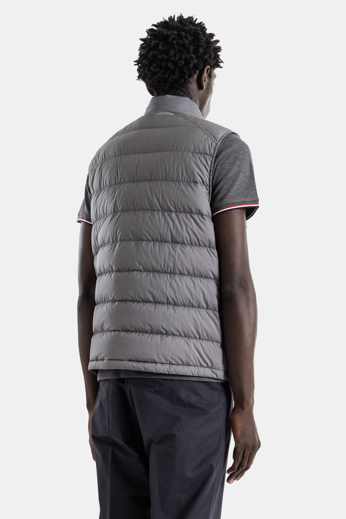 Doudoune sans manches nylon gris ardoise Barthe