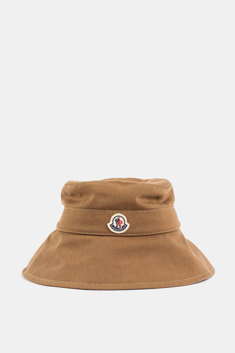 Logo Patch Bucket Hat Camel