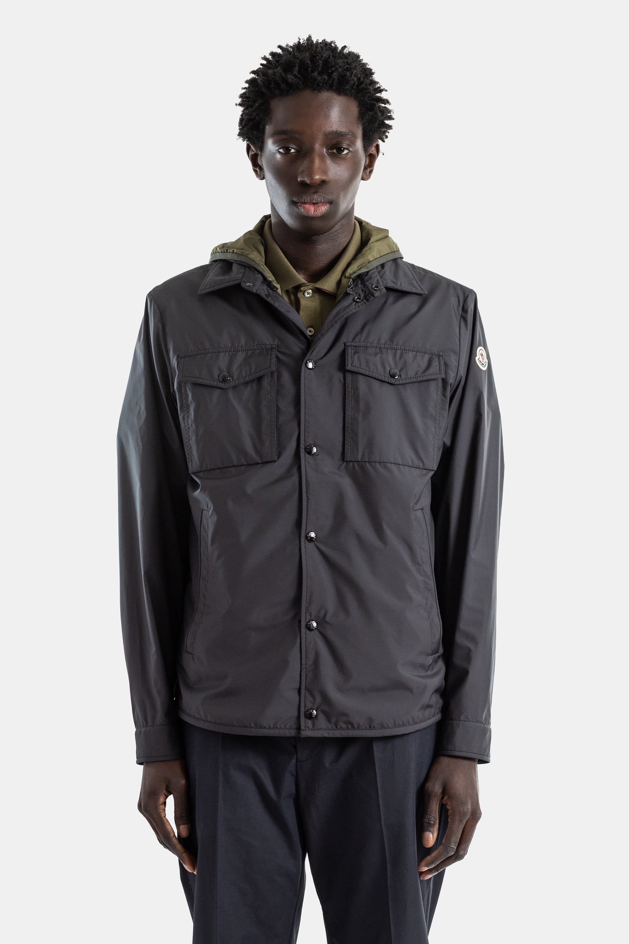 Moncler Roquille 3-in-1 リバーシブル シャツジャケット ネイビー