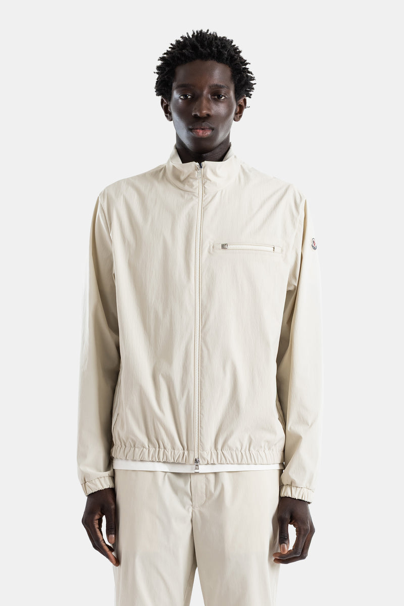 Coupe-vent nylon ivoire crème col haut Danby