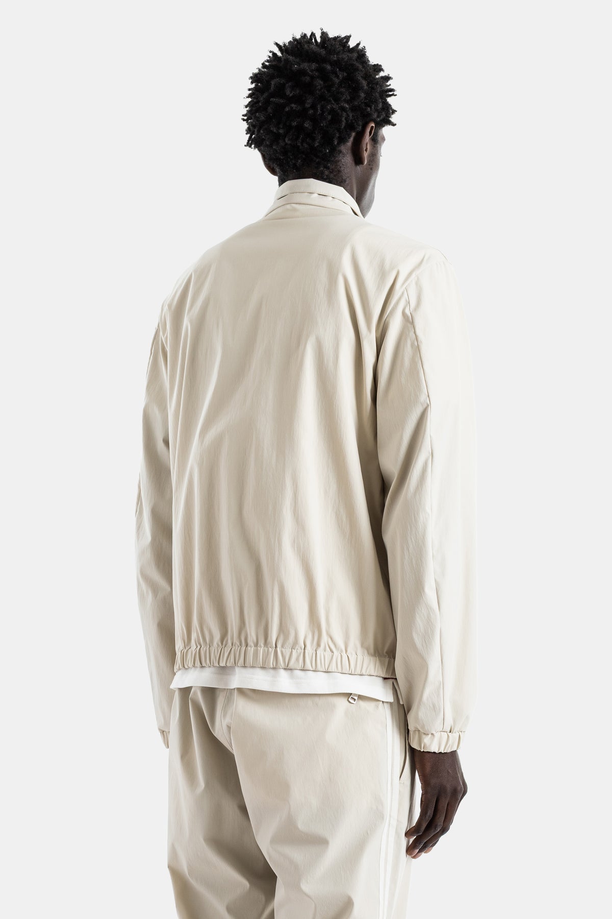 Coupe-vent nylon ivoire crème col haut Danby